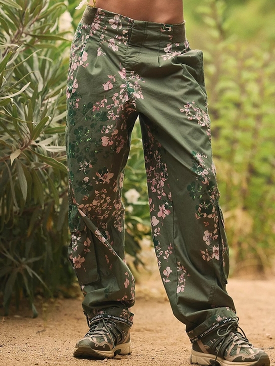 Free People Pants - Free People - Mesmerize Me Printed Pants, Size L, NWT